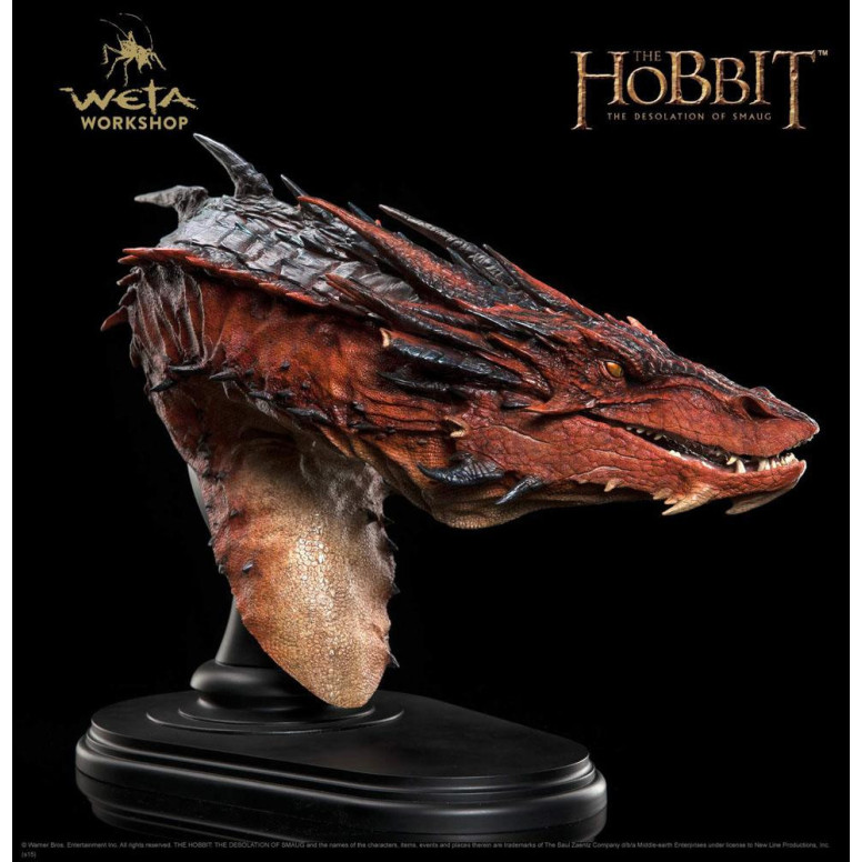Weta Workshop - Smaug bust - The Hobbit: The Desolation of Smaug (reedition)