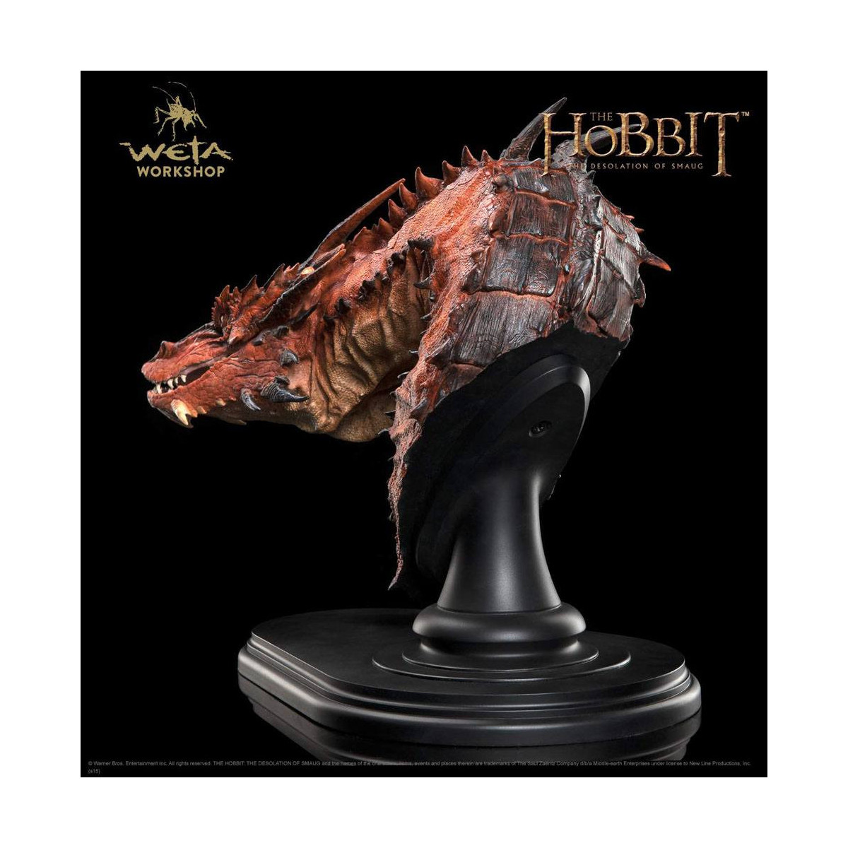 Weta Workshop - Smaug bust - The Hobbit: The Desolation of Smaug (reedition)