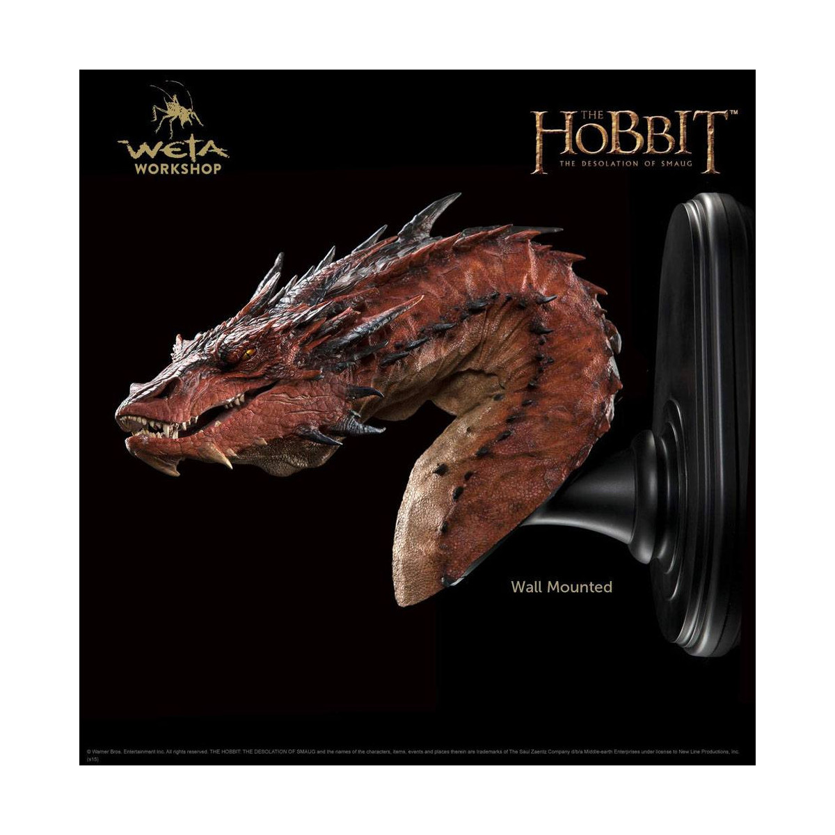 Weta Workshop - Smaug bust - The Hobbit: The Desolation of Smaug (reedition)