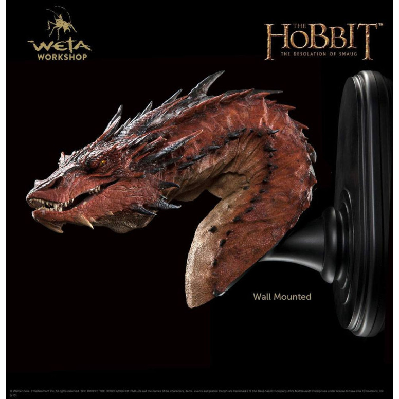 Weta Workshop - Smaug bust - The Hobbit: The Desolation of Smaug (reedition)