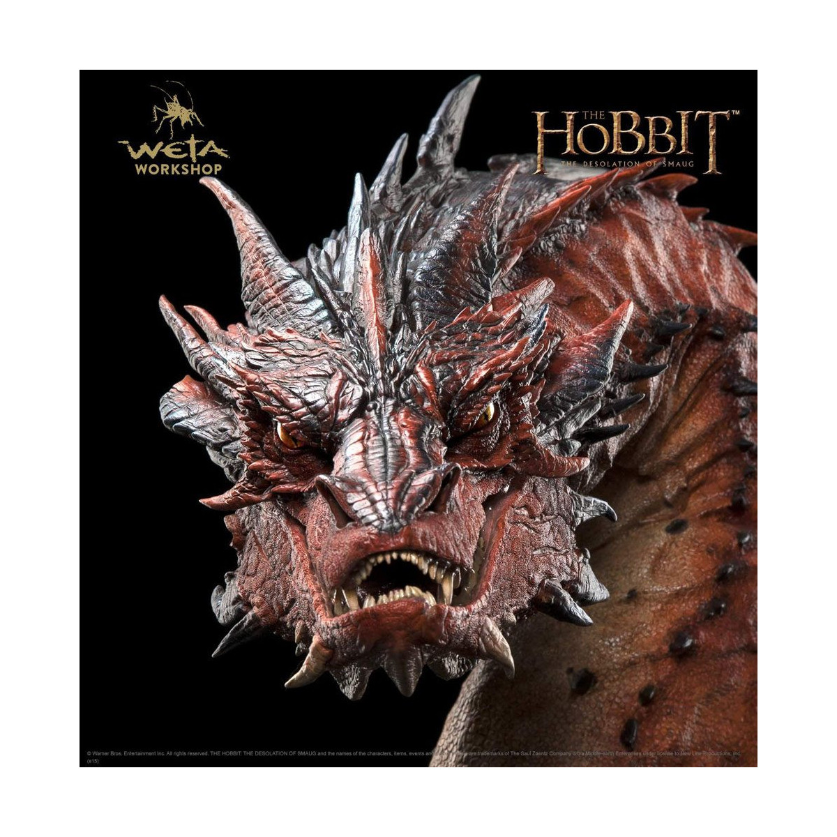 Weta Workshop - Smaug bust - The Hobbit: The Desolation of Smaug (reedition)