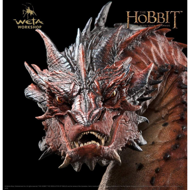 Weta Workshop - Smaug bust - The Hobbit: The Desolation of Smaug (reedition)