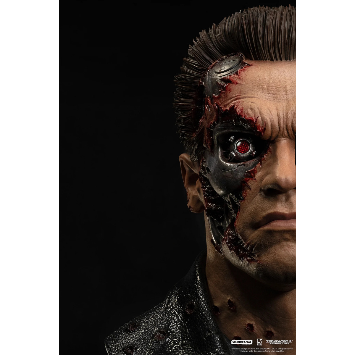Pure Arts The Terminator 2 T-800 Model 101 Battle Damaged Art The Mask