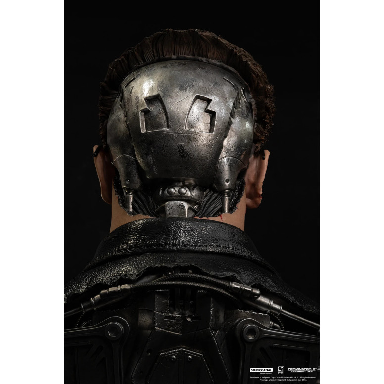 Pure Arts The Terminator 2 T-800 Model 101 Battle Damaged Art The Mask