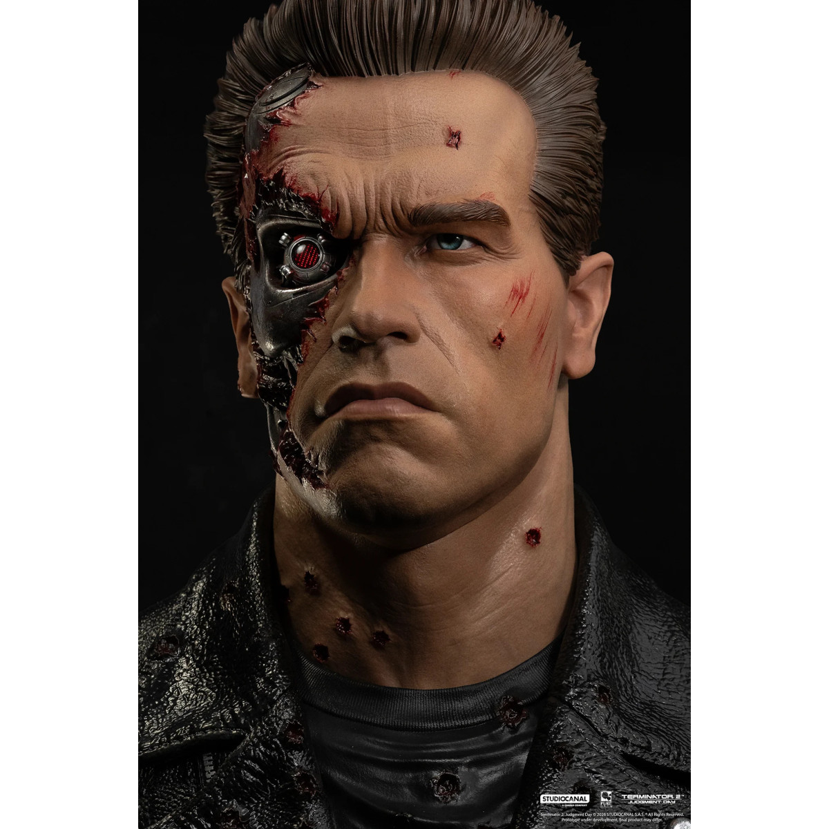 Pure Arts The Terminator 2 T-800 Model 101 Battle Damaged Art The Mask