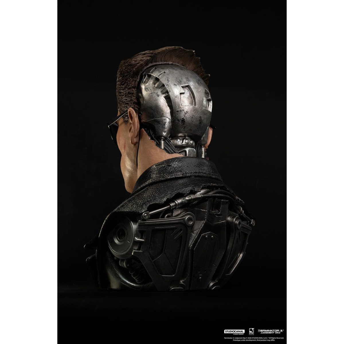 Pure Arts The Terminator 2 T-800 Model 101 Battle Damaged Art The Mask