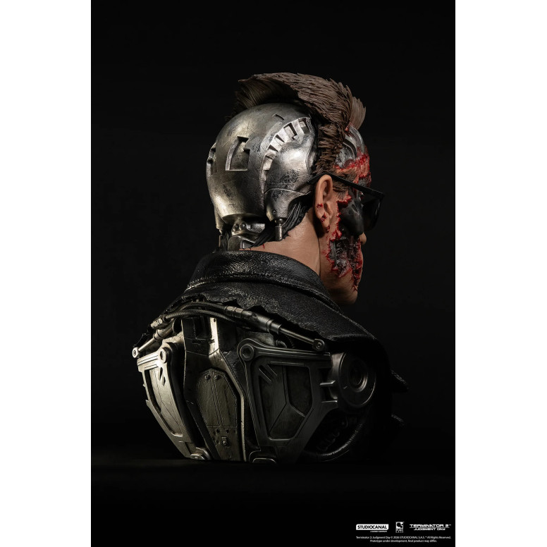 Pure Arts The Terminator 2 T-800 Model 101 Battle Damaged Art The Mask