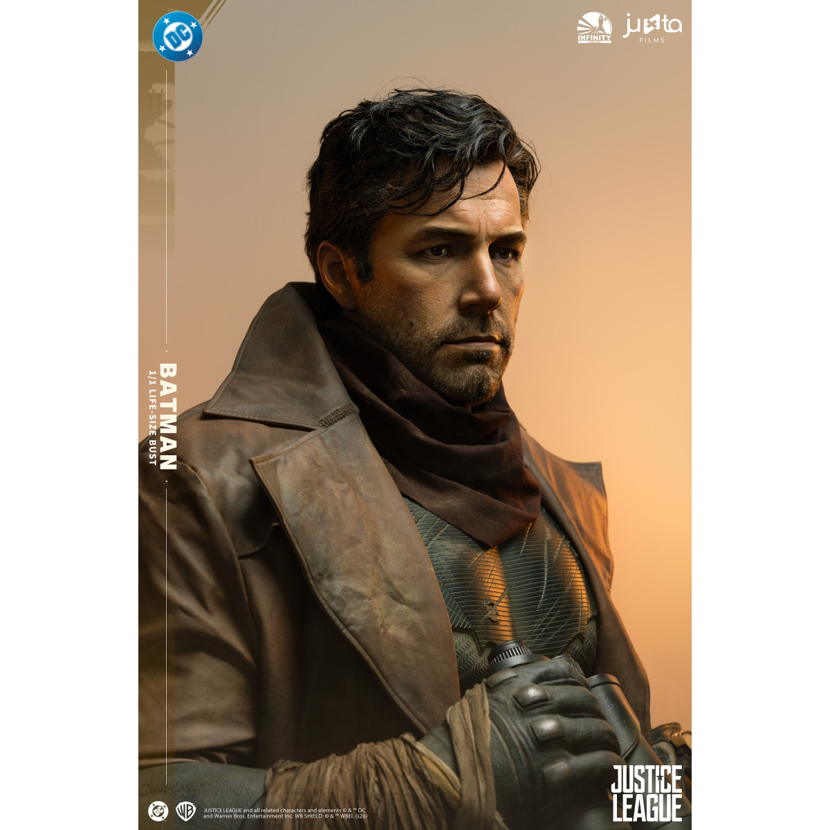 Infinity Studio × Juxta Films - "Zack Snyder's Justice League" Knightmare Batman 1/1 Half-Scale Bust
