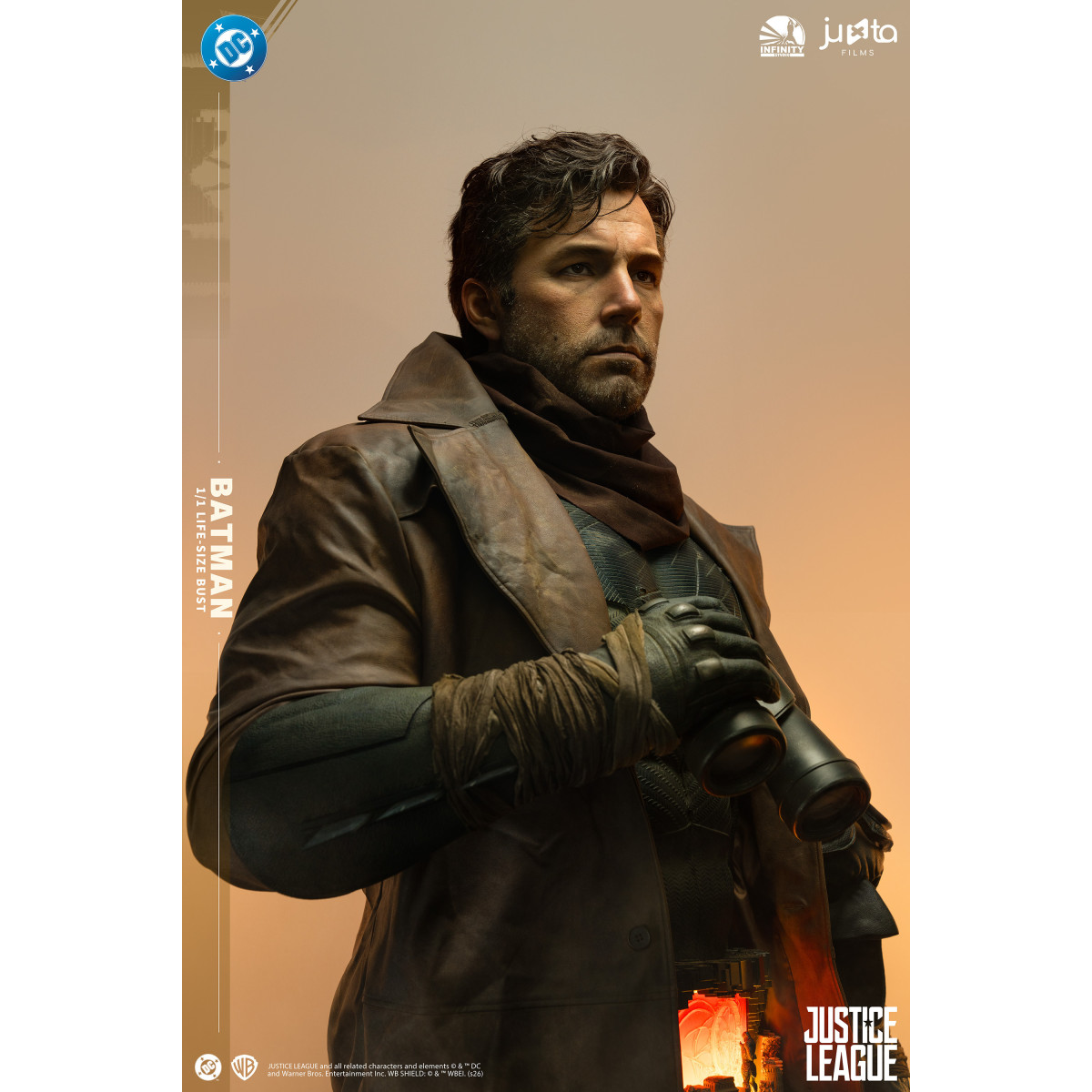 Infinity Studio × Juxta Films - "Zack Snyder's Justice League" Knightmare Batman 1/1 Half-Scale Bust