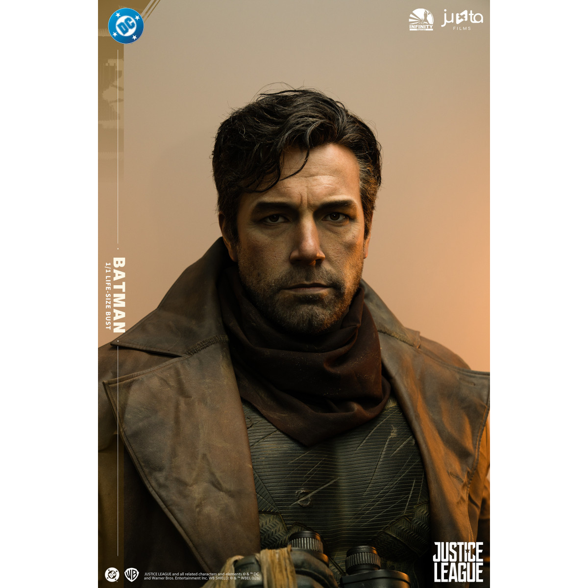 Infinity Studio × Juxta Films - "Zack Snyder's Justice League" Knightmare Batman 1/1 Half-Scale Bust