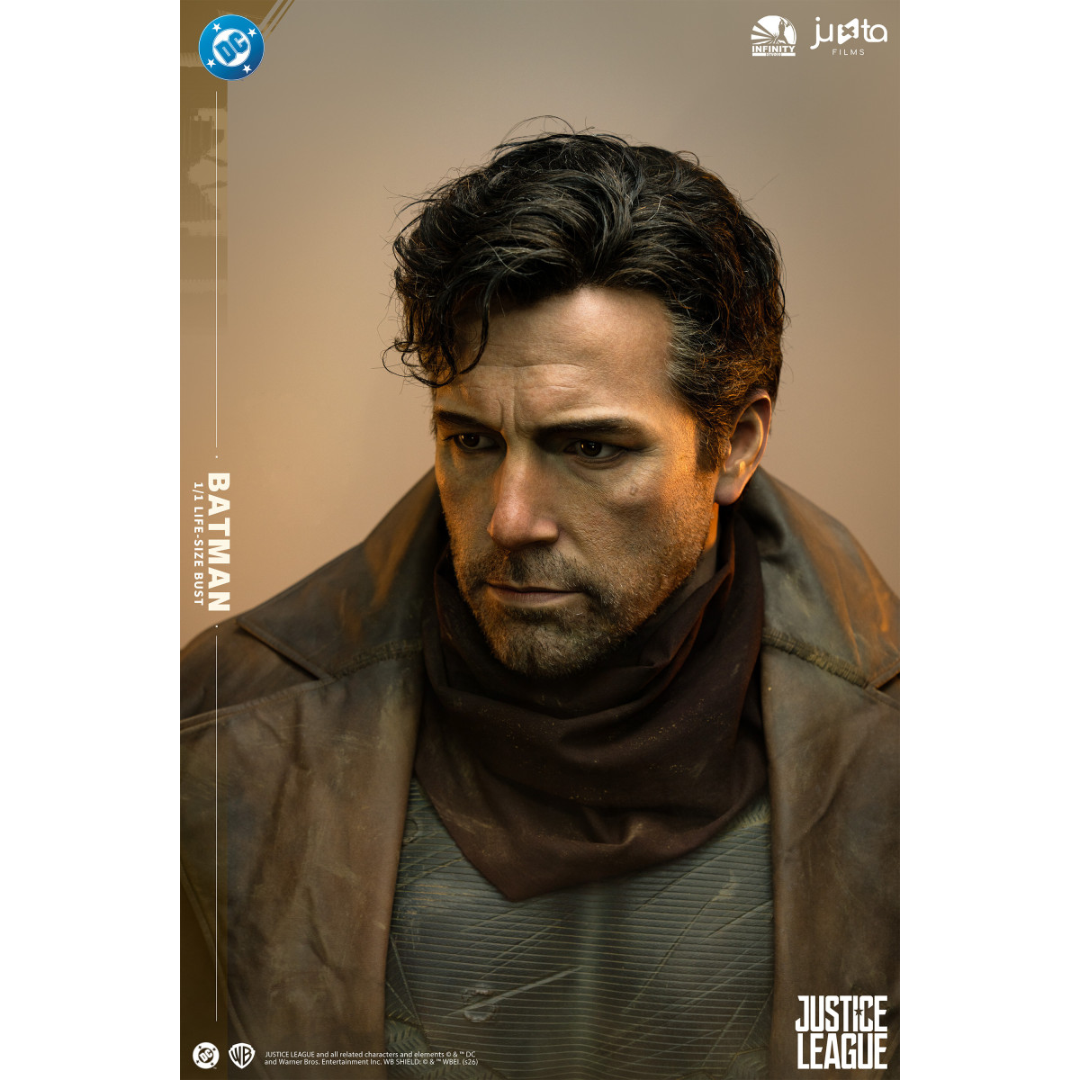 Infinity Studio × Juxta Films - "Zack Snyder's Justice League" Knightmare Batman 1/1 Half-Scale Bust