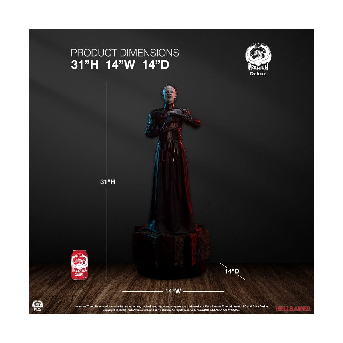Premium Collectibles Studio PCS - Pinhead Deluxe Edition 1/3 - Hellraiser: Le Pacte