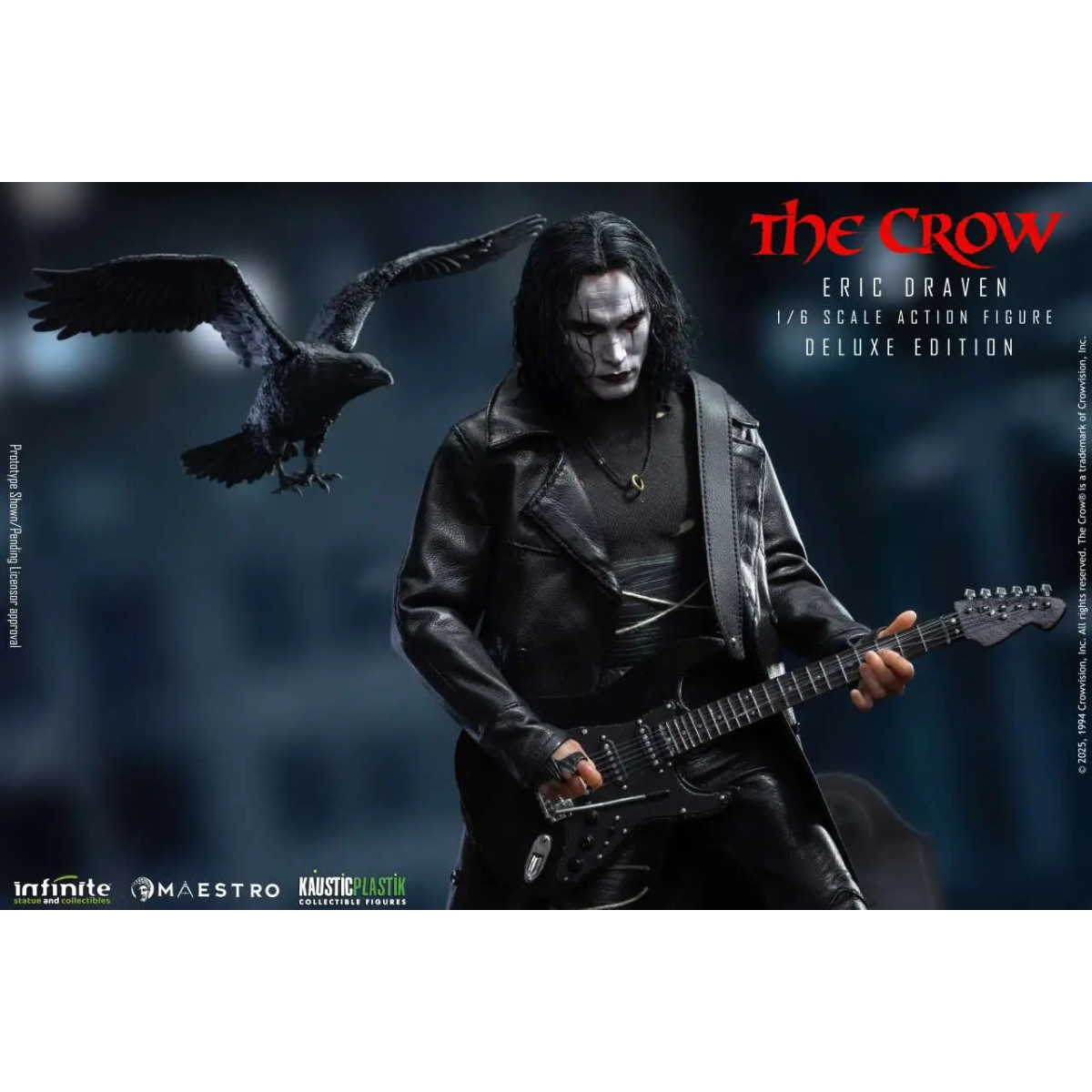 Infinite Statue X Kaustic Plastik - Maestro - Eric Draven Luxury Action Figure Deluxe Edition 1/6 - The Crow
