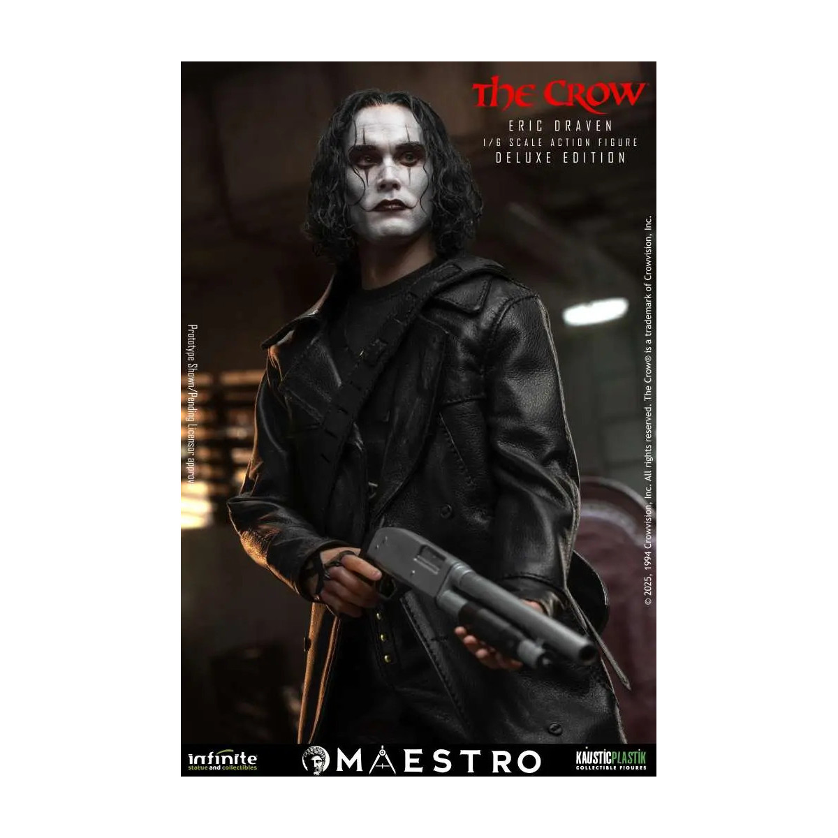 Infinite Statue X Kaustic Plastik - Maestro - Eric Draven Luxury Action Figure Deluxe Edition 1/6 - The Crow