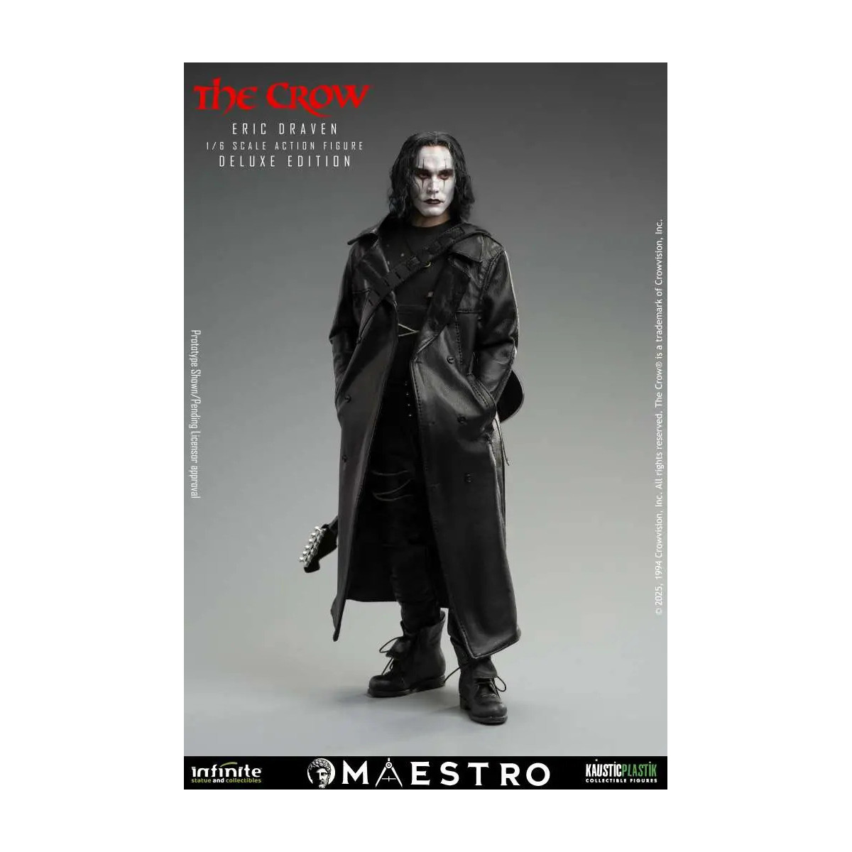 Infinite Statue X Kaustic Plastik - Maestro - Eric Draven Luxury Action Figure Deluxe Edition 1/6 - The Crow