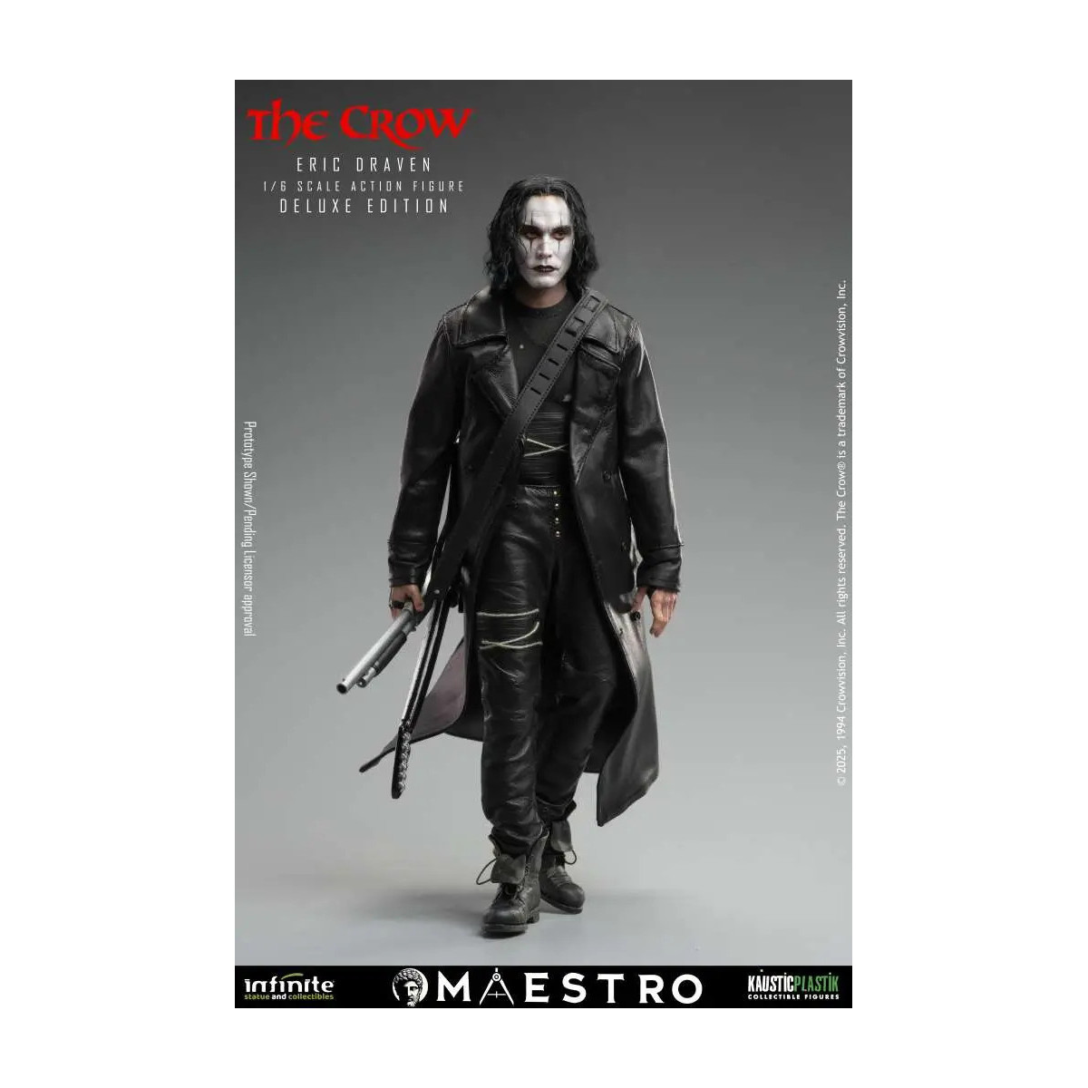 Infinite Statue X Kaustic Plastik - Maestro - Eric Draven Luxury Action Figure Deluxe Edition 1/6 - The Crow