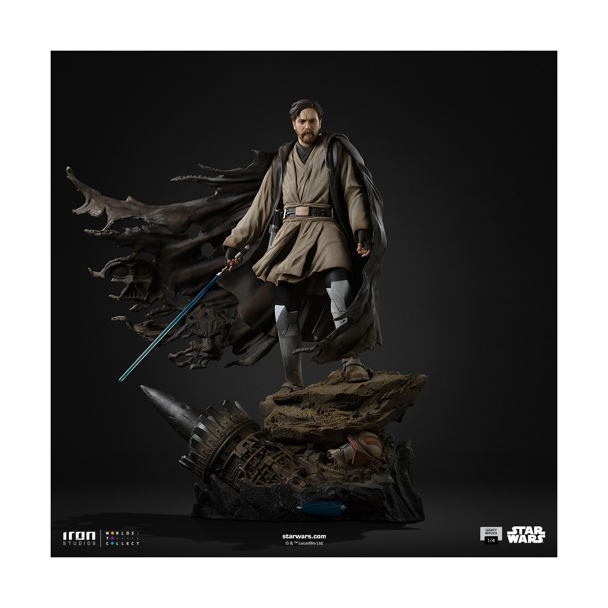 Iron Studios Star Wars - Obi-Wan Kenobi Legacy Replica 1/4 Signatures