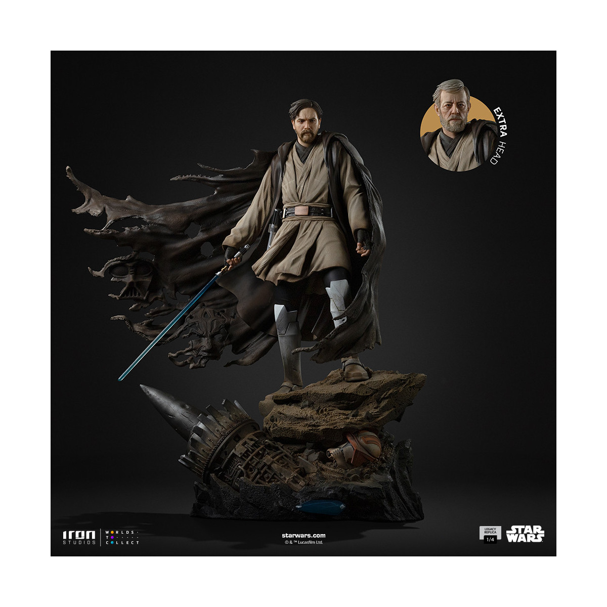 Iron Studios Star Wars - Obi-Wan Kenobi Legacy Replica 1/4 Signatures