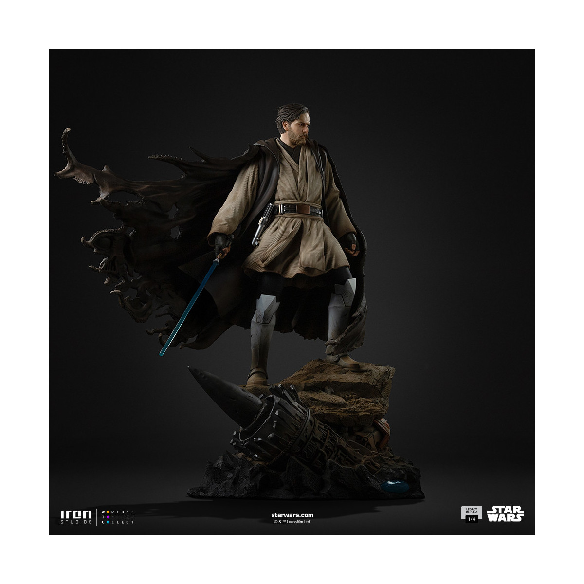 Iron Studios Star Wars - Obi-Wan Kenobi Legacy Replica 1/4 Signatures