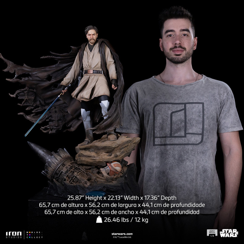 Iron Studios Star Wars - Obi-Wan Kenobi Legacy Replica 1/4 Signatures