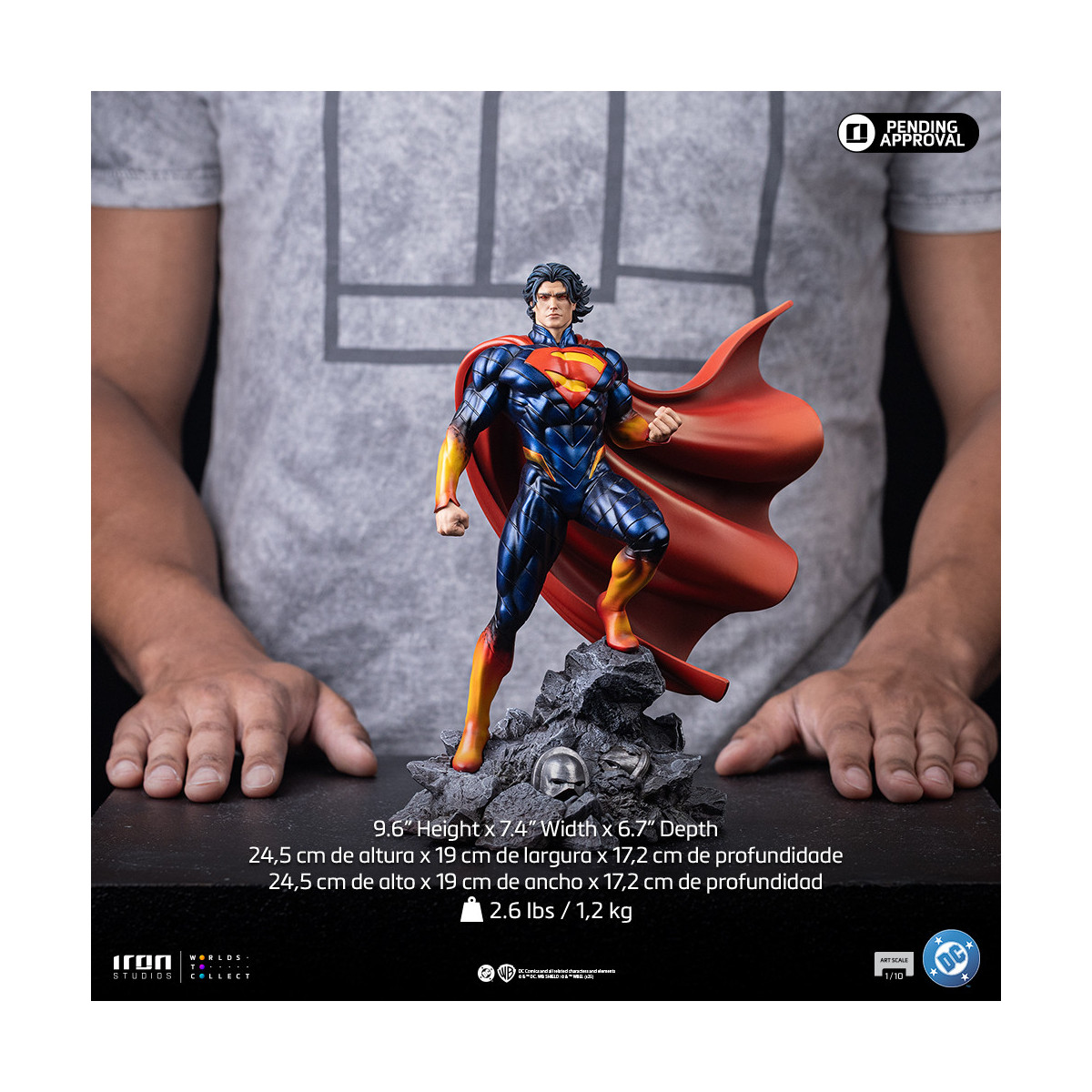 Iron Studios - DC Comics - Absolute Superman Art Scale Art Scale 1/10