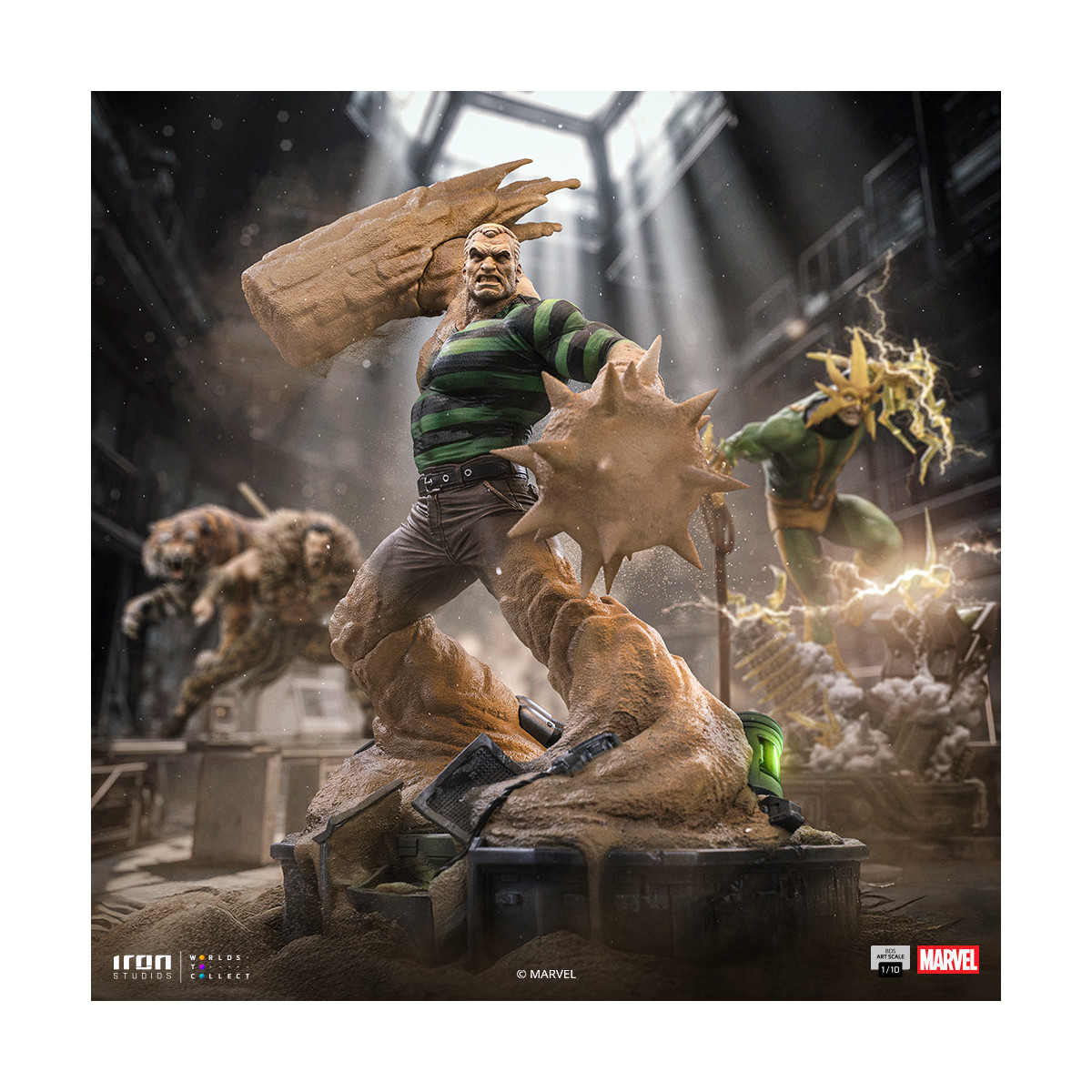 Iron Studios Marvel Comics - Spider-Man Vs Villains - Sandman BDS Art Scale 1/10