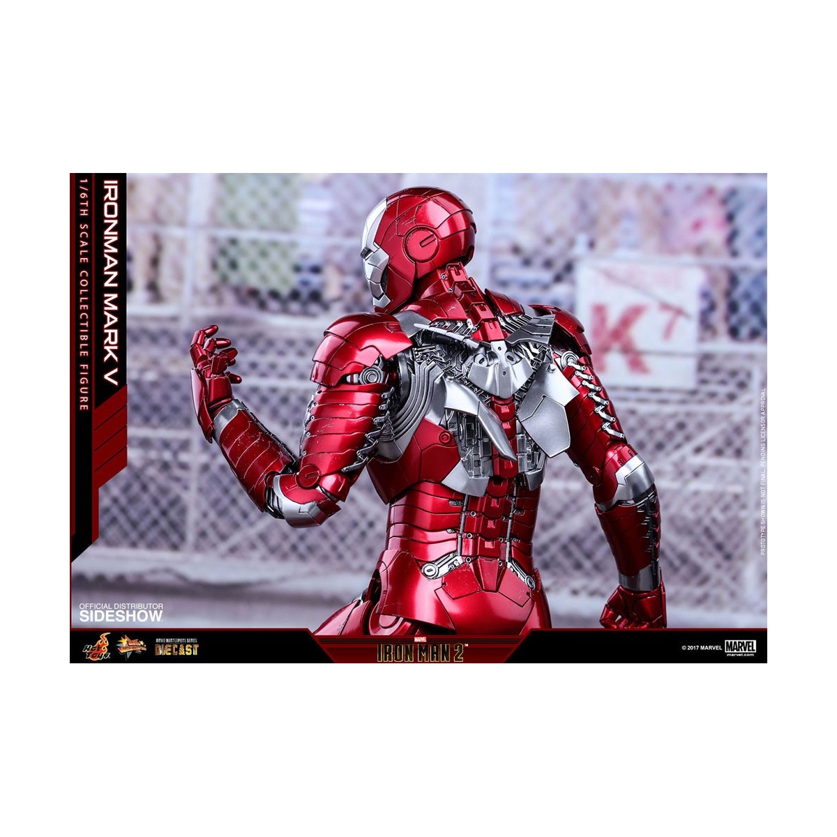 Hot Toys Iron Man Mark V Movie Masterpiece Diecast 1/6