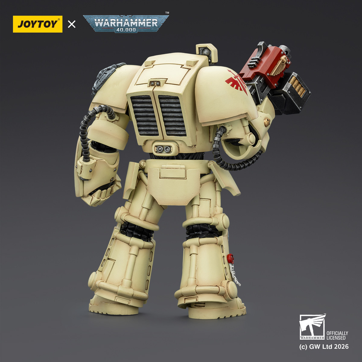 JoyToy Space Marines - Dark Angels - Deathwing The Terminator 2 with Power Fist and Storm Bolter 1/18 - Warhammer 40k