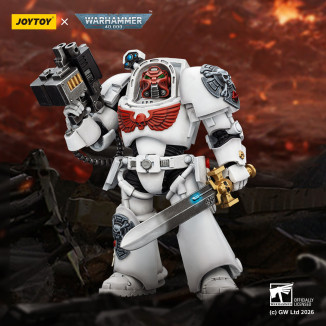 JoyToy Space Marines - White Scars - The Terminator 1 with Power Sword and Storm Bolter 1/18 - Warhammer 40k