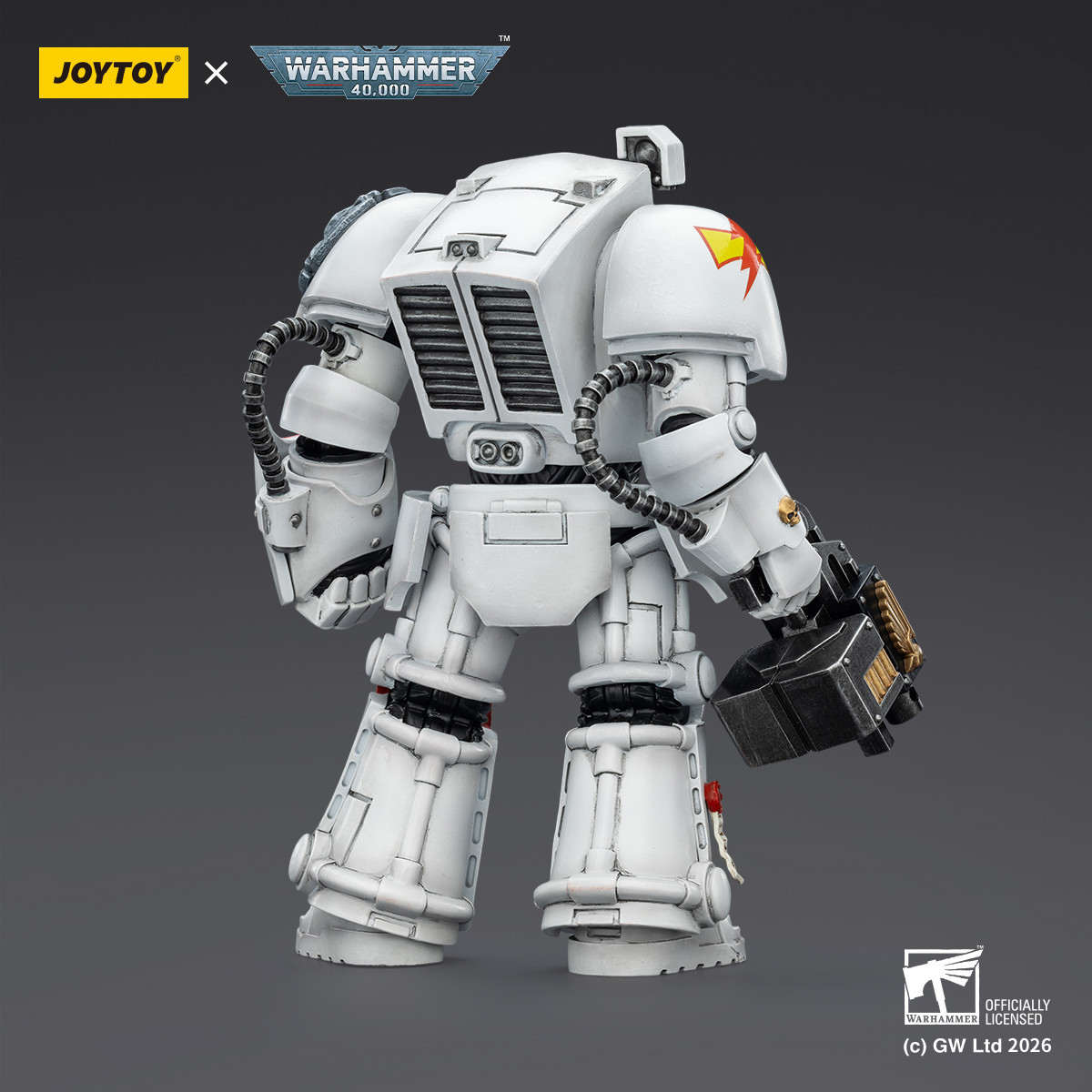 JoyToy Space Marines - White Scars - The Terminator 2 with Power Fist and Storm Bolter 1/18 - Warhammer 40k