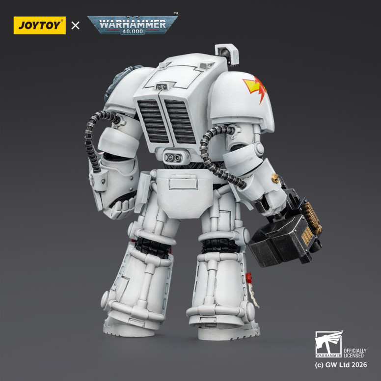 JoyToy Space Marines - White Scars - The Terminator 2 with Power Fist and Storm Bolter 1/18 - Warhammer 40k