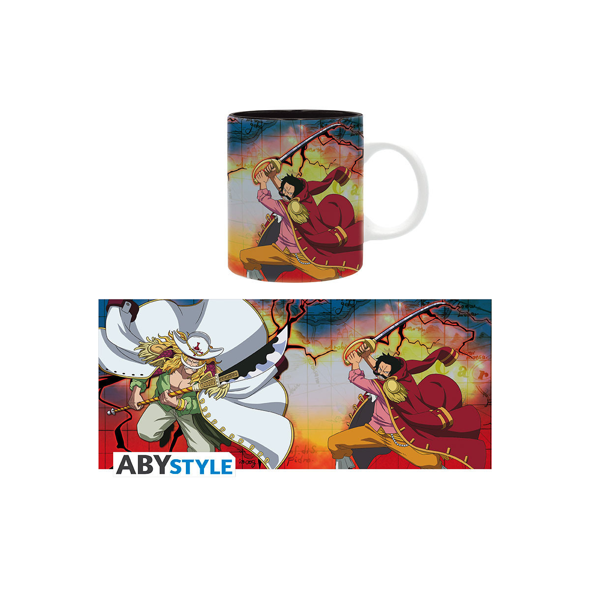 ABYstyle - One Piece - Mug - 320 ml - Roger vs Whitebeard