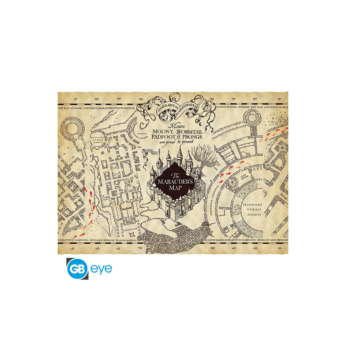 ABYstyle - HARRY POTTER Poster parchment Marauder's Map