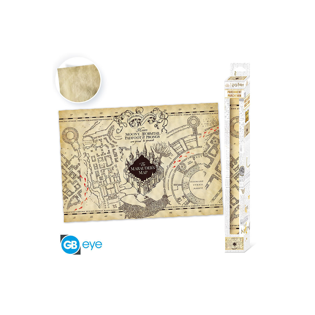 ABYstyle - HARRY POTTER Poster parchment Marauder's Map