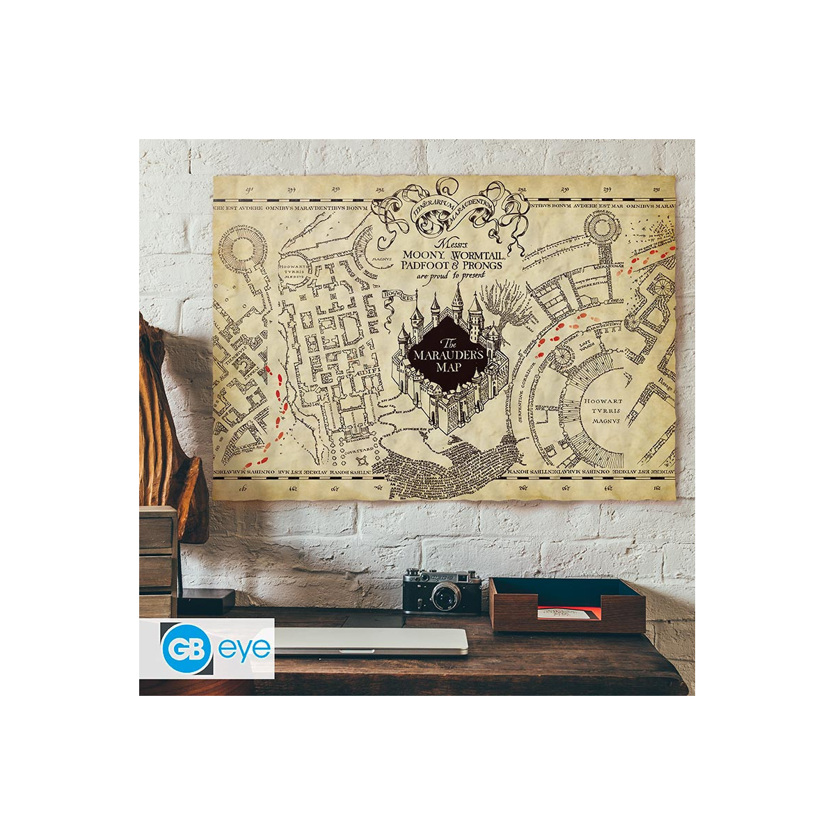 ABYstyle - HARRY POTTER Poster parchment Marauder's Map