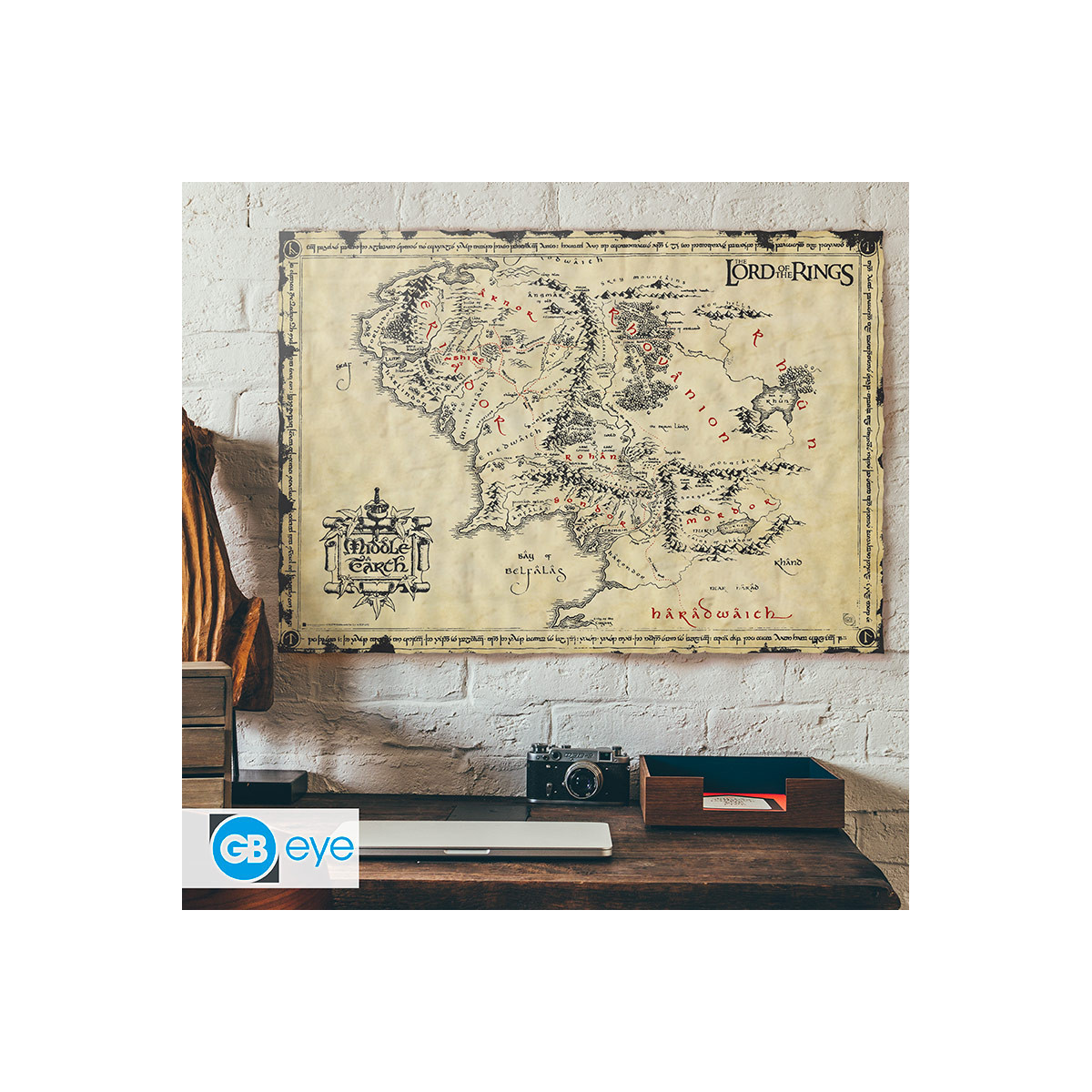 ABYstyle - THE LORD OF THE RINGS Scroll poster Middle-earth