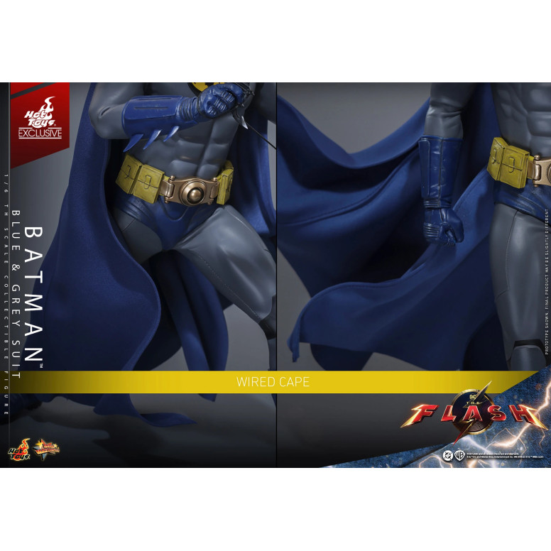 Hot Toys - Batman (Blue & grey Suit) Movie Masterpiece 1/6 The The Flash - Hot Toys Exclusive
