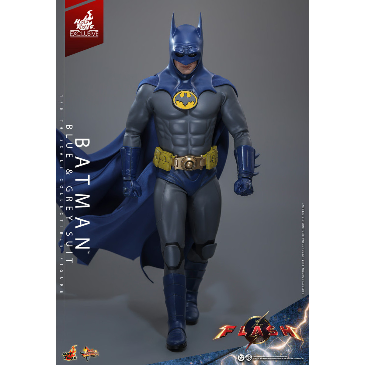 Hot Toys - Batman (Blue & grey Suit) Movie Masterpiece 1/6 The The Flash - Hot Toys Exclusive