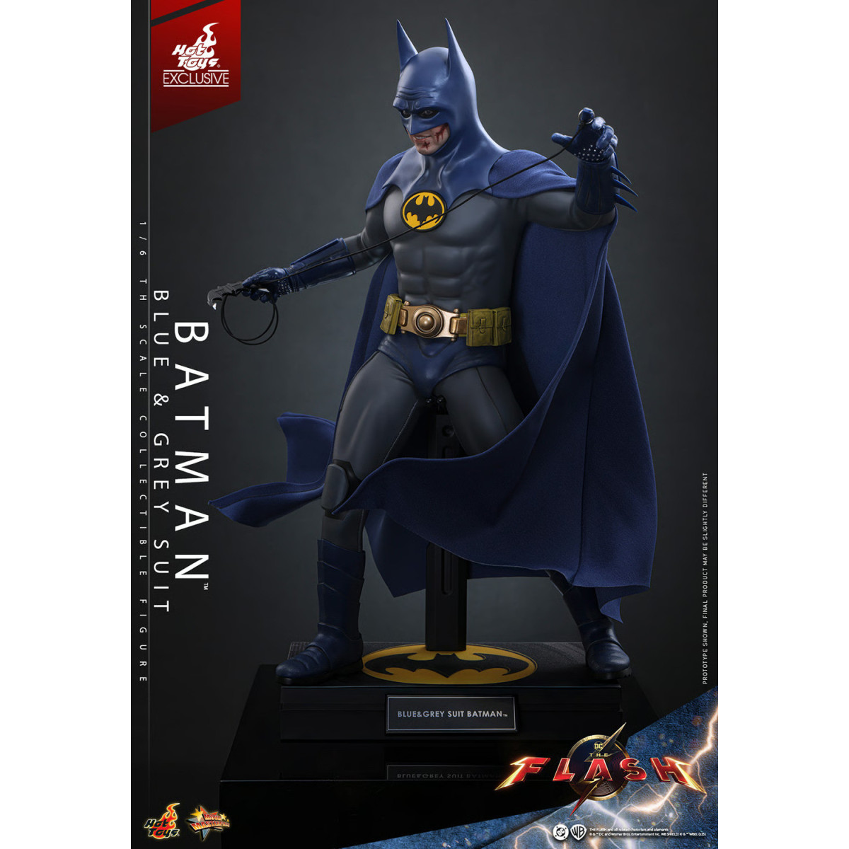 Hot Toys - Batman (Blue & grey Suit) Movie Masterpiece 1/6 The The Flash - Hot Toys Exclusive