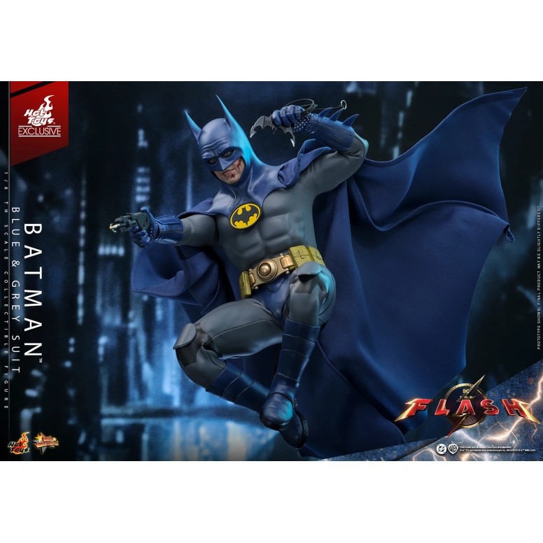 Hot Toys - Batman (Blue & grey Suit) Movie Masterpiece 1/6 The The Flash - Hot Toys Exclusive