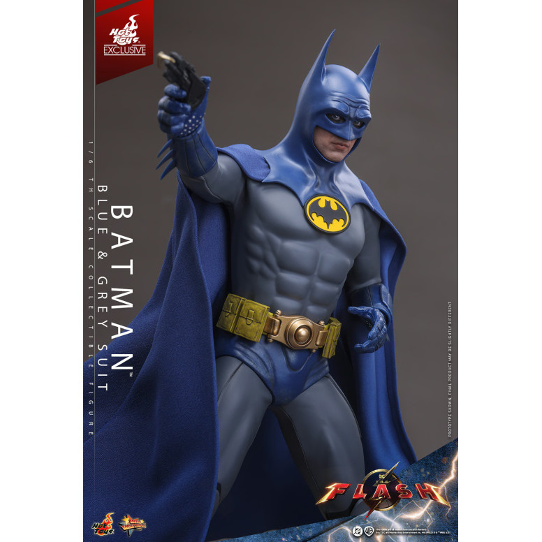 Hot Toys - Batman (Blue & grey Suit) Movie Masterpiece 1/6 The The Flash - Hot Toys Exclusive