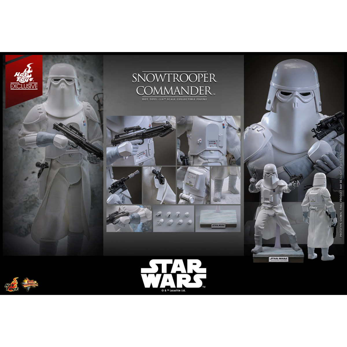 Hot Toys Star Wars - Snowtrooper Commander 1/6 Hot Toys Exclusive - The Empire Strikes Back
