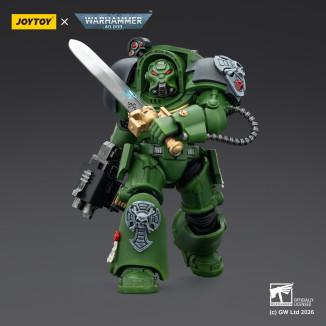 JoyToy Space Marines - Salamanders - The Terminator 1 with Power Sword and Storm Bolter 1/18 - Warhammer 40k