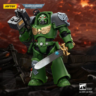 JoyToy Space Marines - Salamanders - The Terminator 1 with Power Sword and Storm Bolter 1/18 - Warhammer 40k