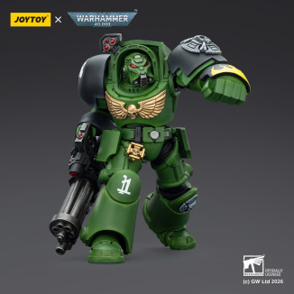 JoyToy Space Marines - Salamanders - The Terminator 3 with Power Fist and Assault Cannon 1/18 - Warhammer 40k
