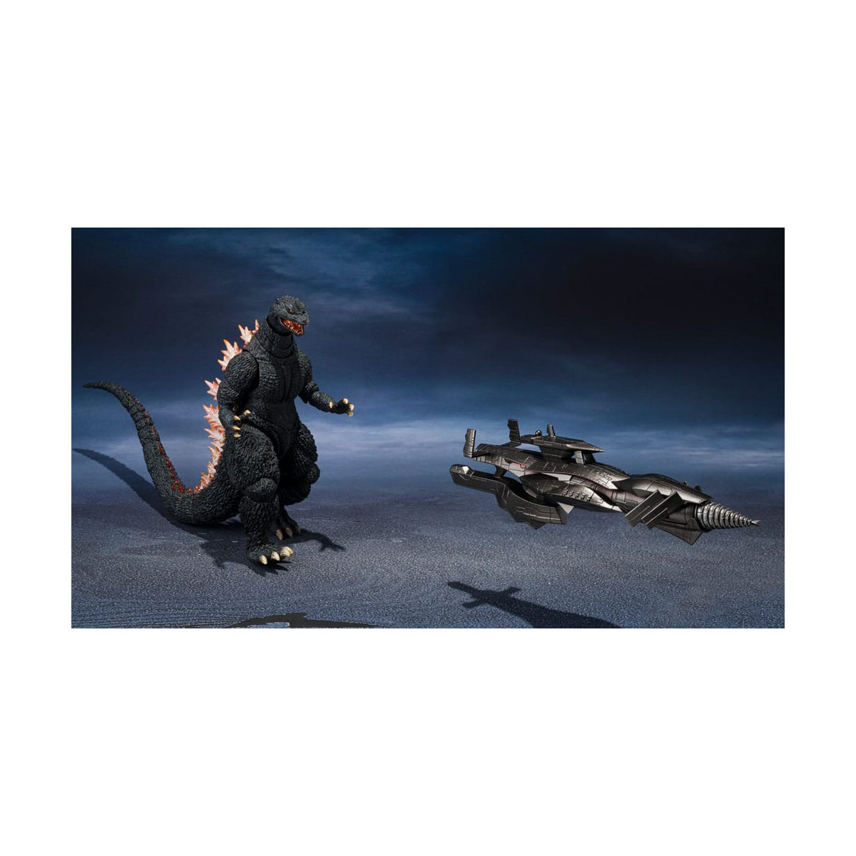 Bandai Tamashii - SH Monsterarts - Godzilla Heat Ray Ver. vs. New Gotengo - Godzilla: Final Wars (2004)