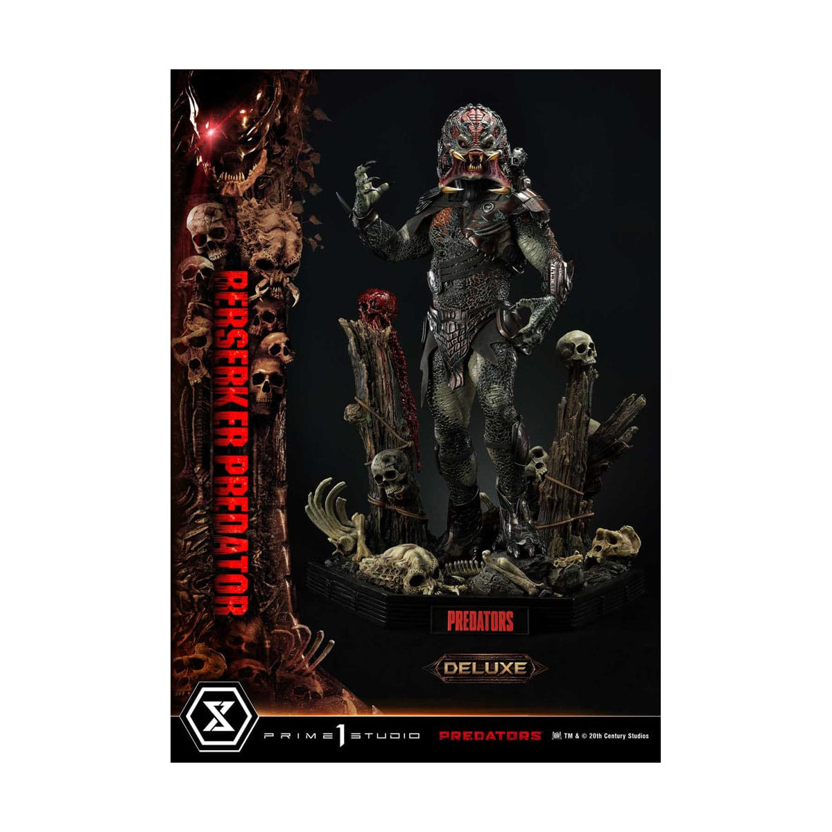 Prime 1 Studio - Predators - Berserker Predator Deluxe Bonus Version Premium Masterline Series 1/3