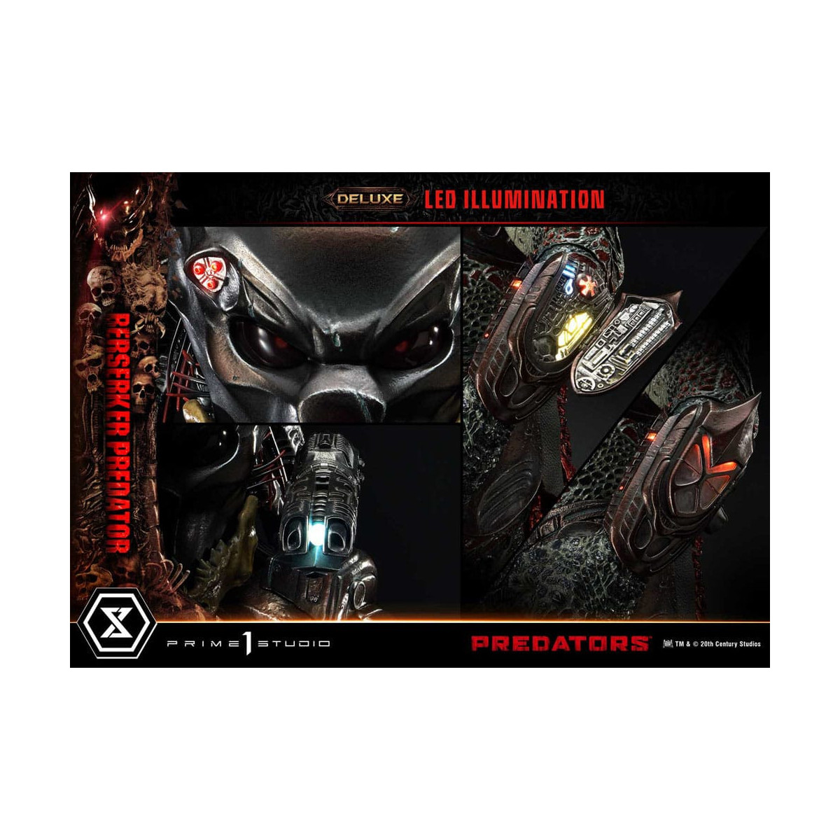 Prime 1 Studio - Predators - Berserker Predator Deluxe Bonus Version Premium Masterline Series 1/3