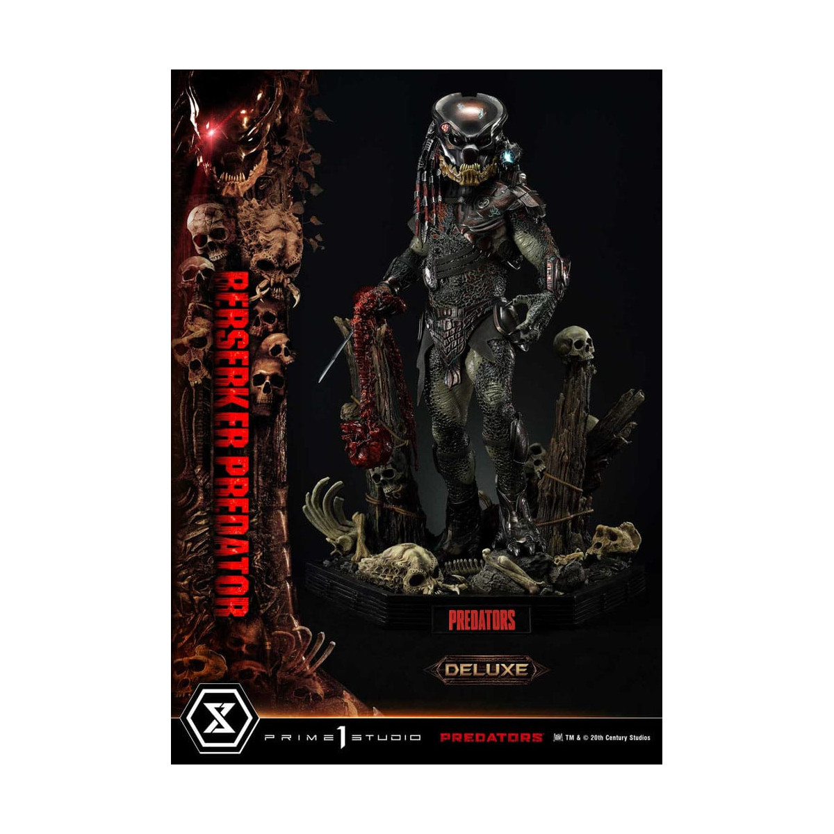 Prime 1 Studio - Predators - Berserker Predator Deluxe Bonus Version Premium Masterline Series 1/3