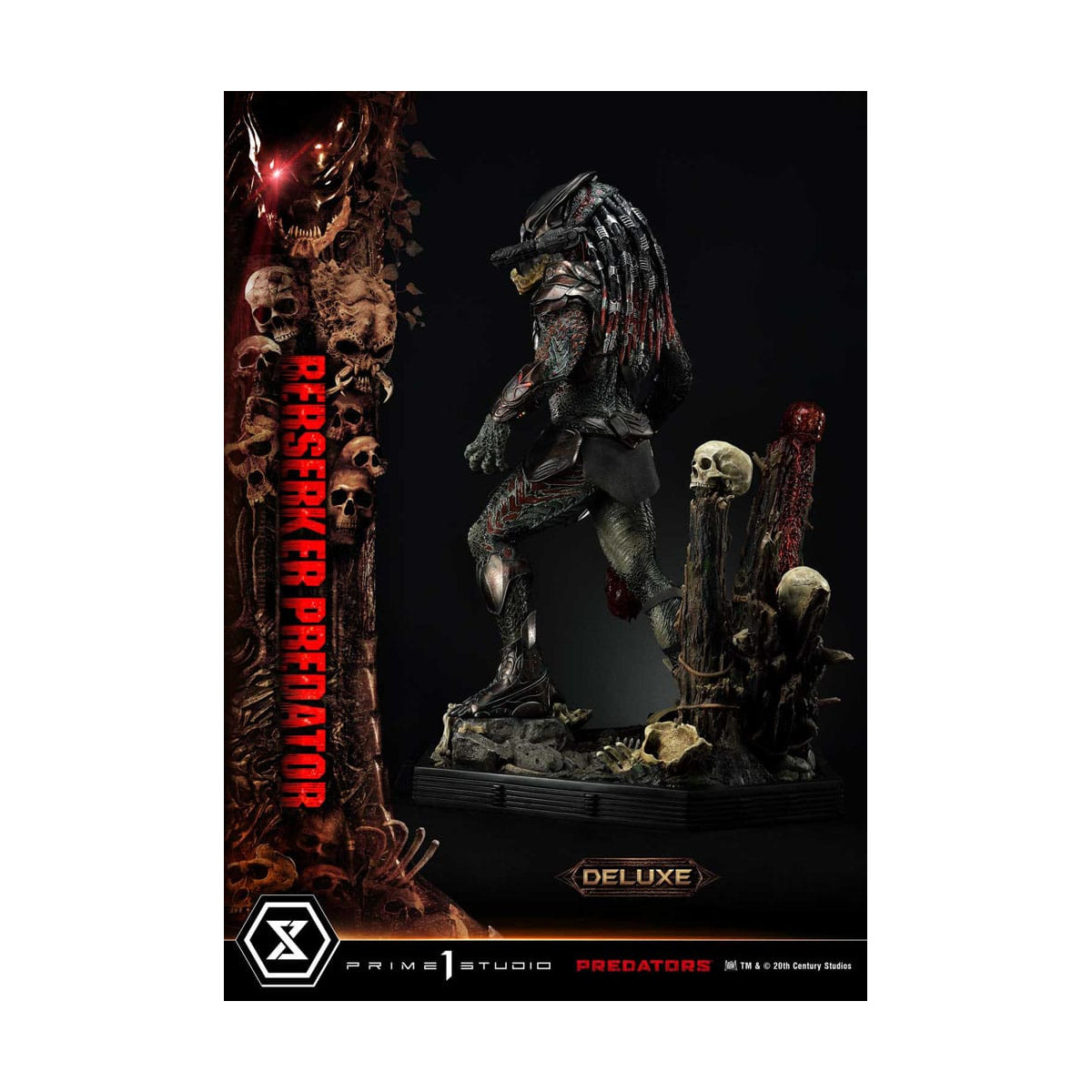 Prime 1 Studio - Predators - Berserker Predator Deluxe Bonus Version Premium Masterline Series 1/3